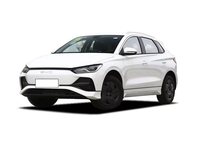 BYD e2 electric vehicle in white